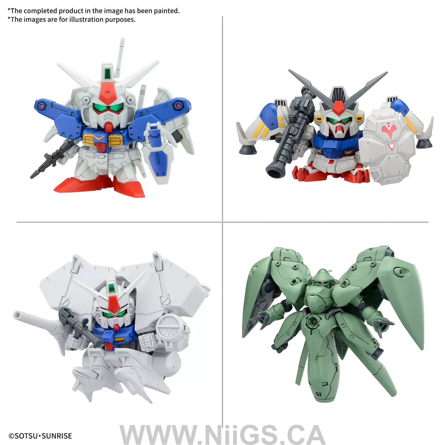 BANDAI Hobby BB SENSHI MOBILE SUIT GUNDAM 0083 STARDUST MEMORY SET