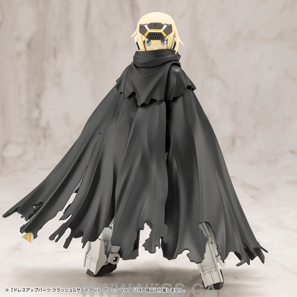 KOTOBUKIYA DRESS UP PARTS CRASH&SIDE CLOAK BLACK Ver.