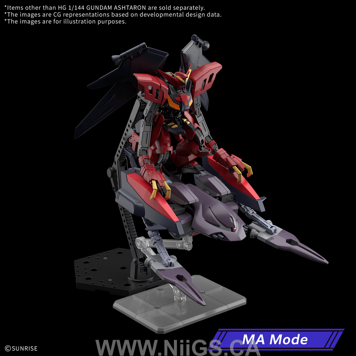 BANDAI HOBBY HG 1/144 GUNDAM ASHTARON