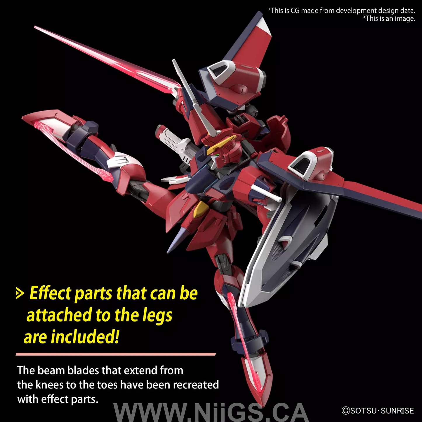 BANDAI HG 1/144 IMMORTAL JUSTICE GUNDAM
