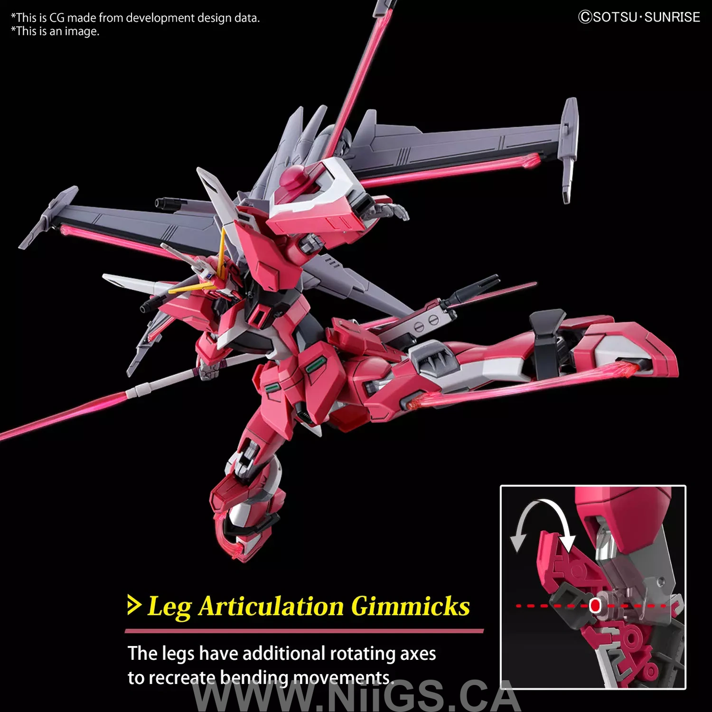 BANDAI Hobby HG 1/144 INFINITE JUSTICE GUNDAM TypeⅡ