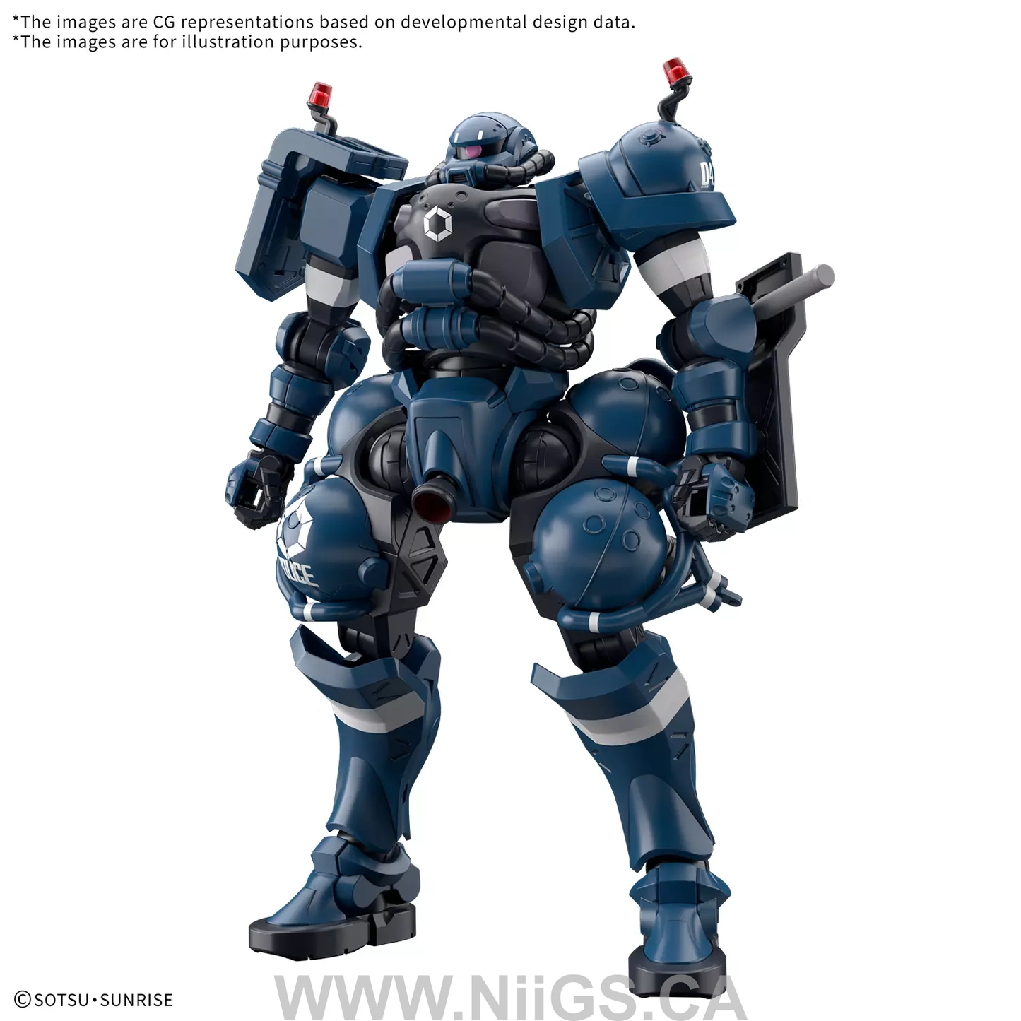 BANDAI HOBBY HG 1/144 POLICE ZAKU