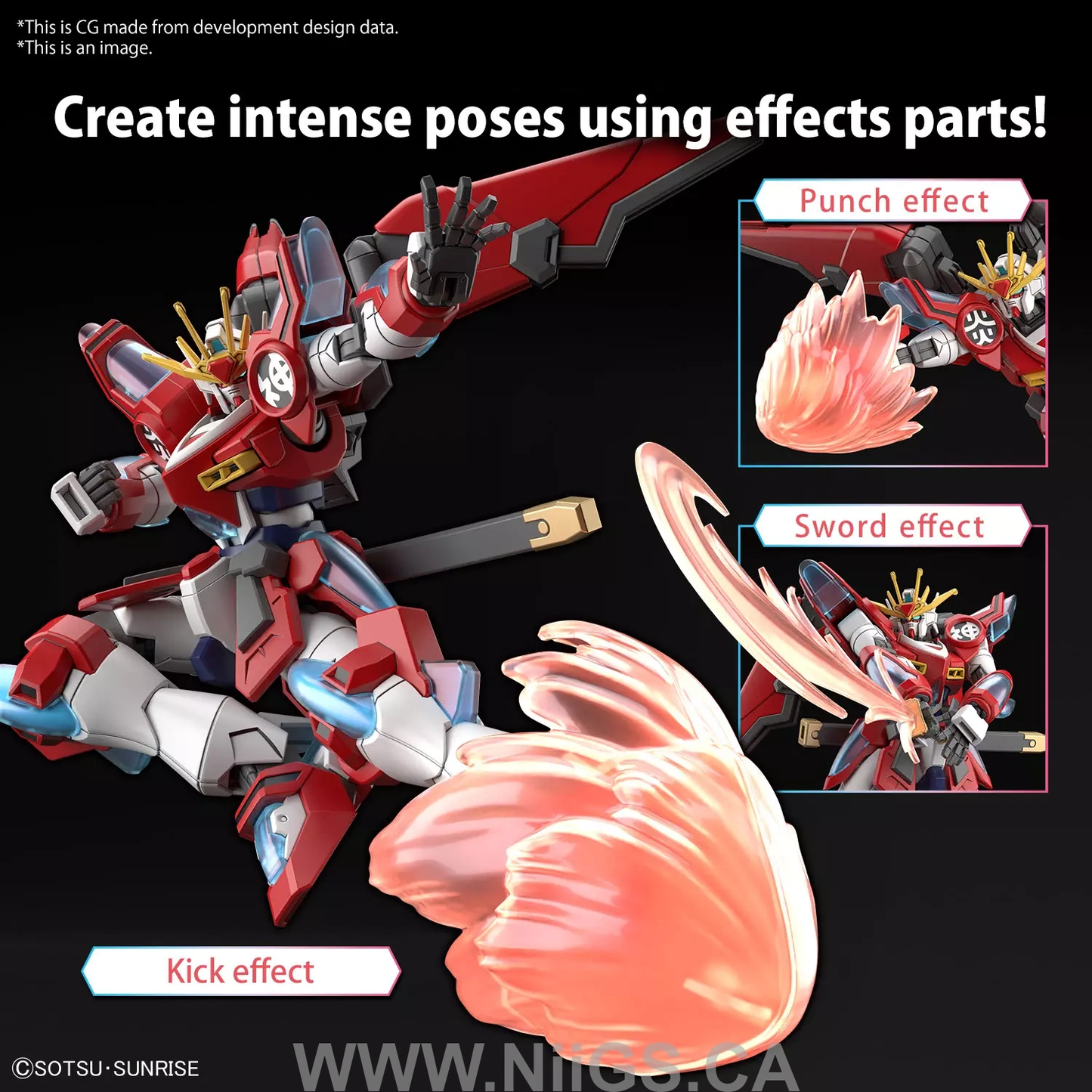 BANDAI HG 1/144 SHIN BURNING GUNDAM