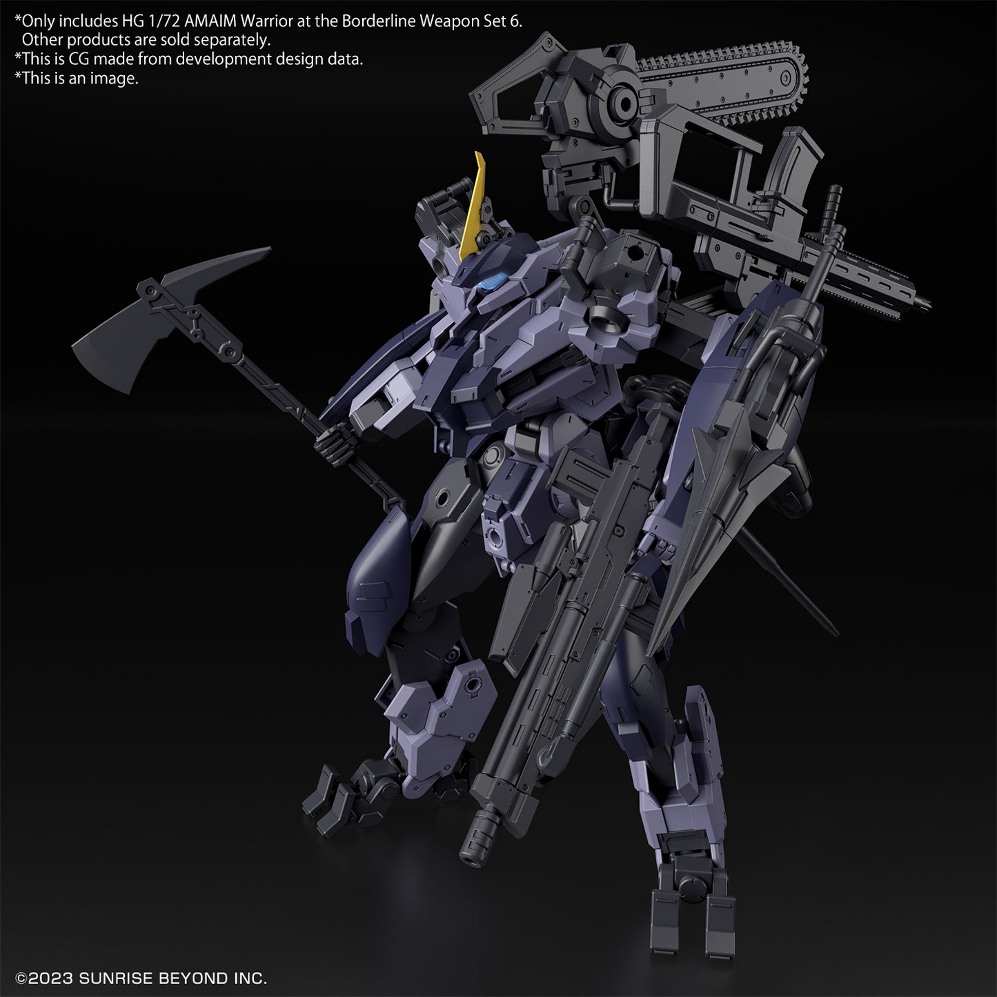 BANDAI HG 1/72 AMAIM Warrior at the Borderline Weapon Set 6