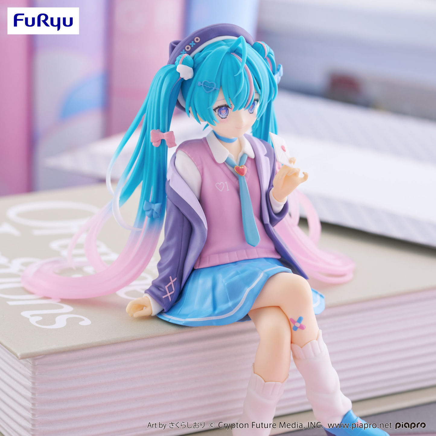 FuRyu Hatsune Miku Noodle Stopper Figure -Love Blazer Navy Color ver.-