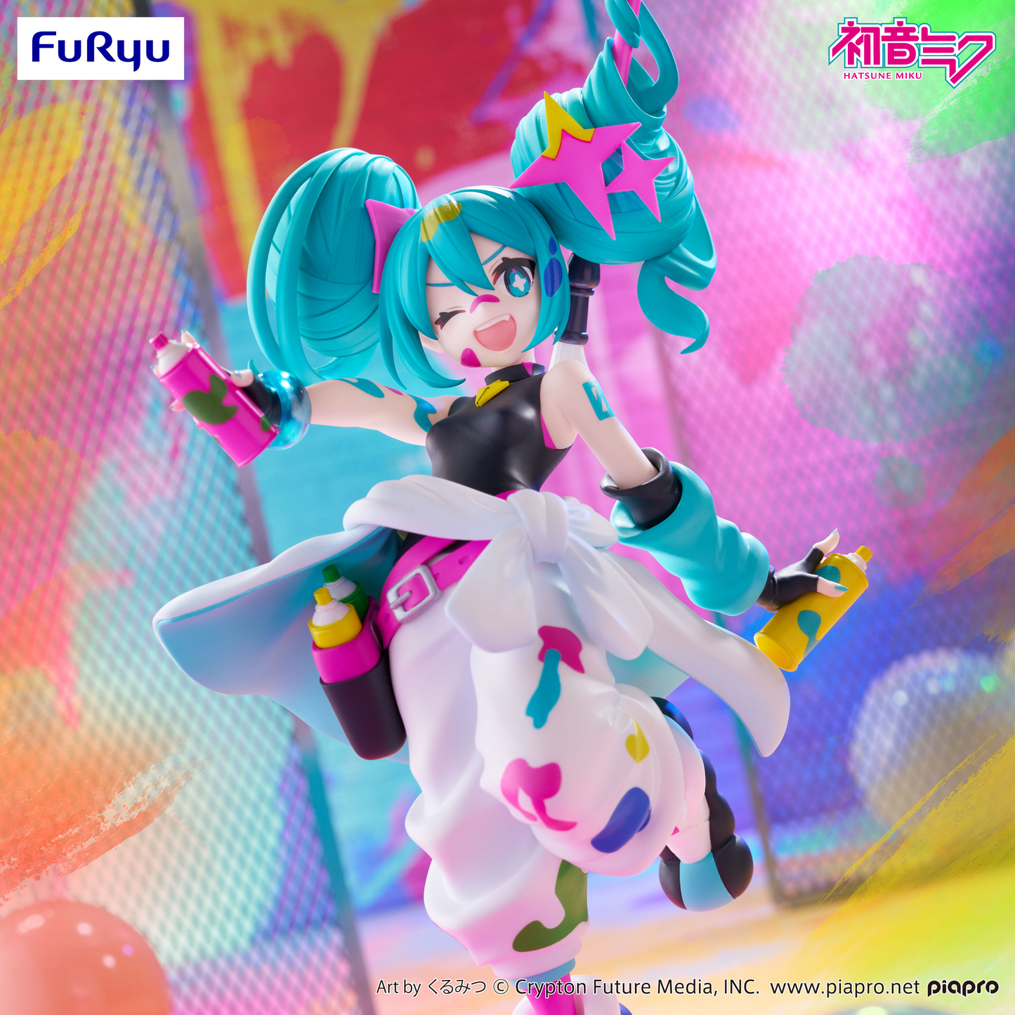 FuRyu Hatsune Miku Trio-Try-iT Figure -Paint Girl-