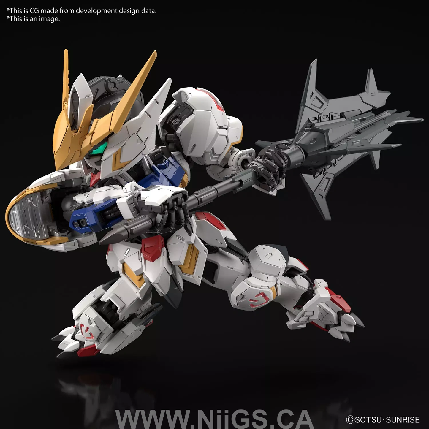 BANDAI MGSD GUNDAM BARBATOS