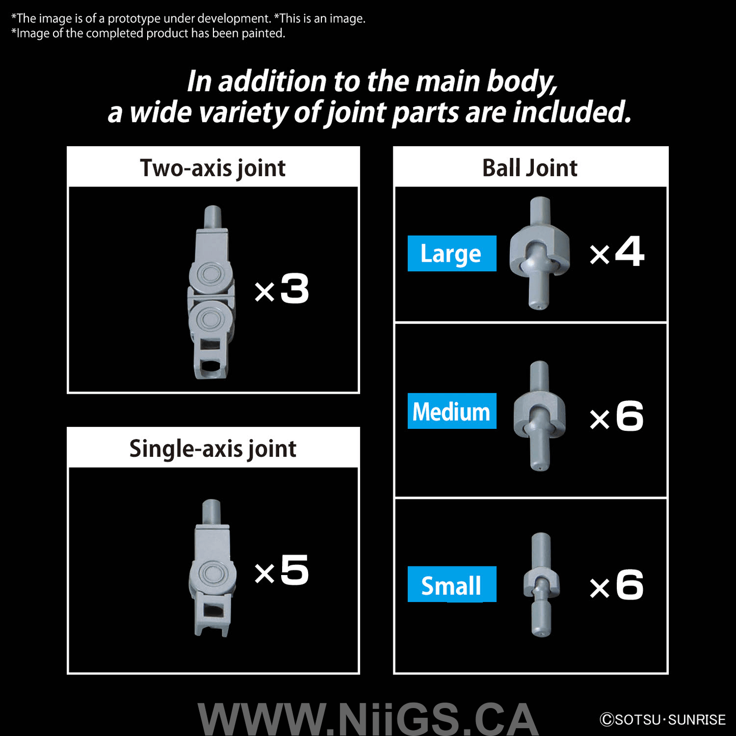 BANDAI Hobby OPTION PARTS SET GUNPLA 08 (BALLDEN ARM ARMS)