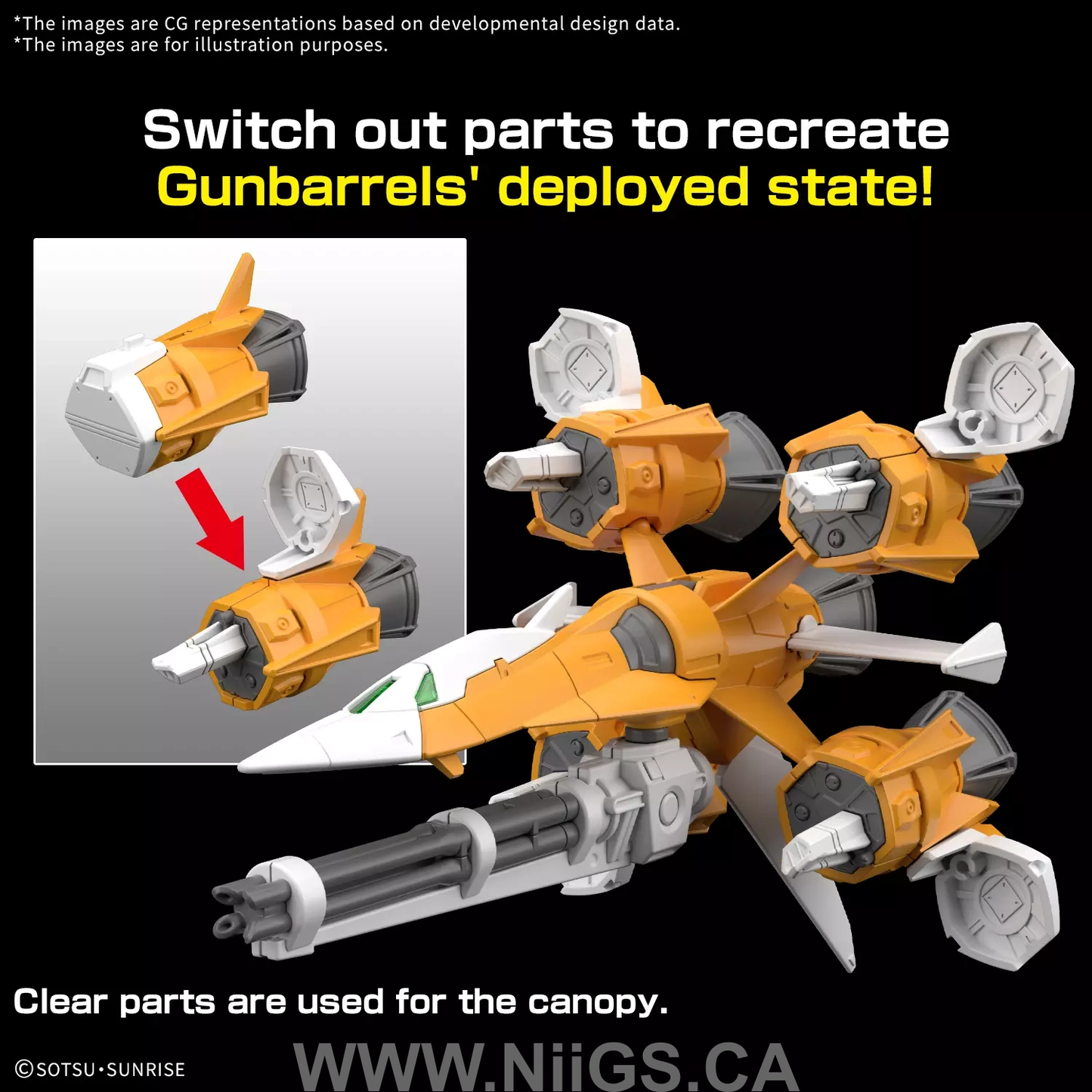 BANDAI Hobby OPTION PARTS SET GUNPLA 14 (GUNBARREL STRIKER)