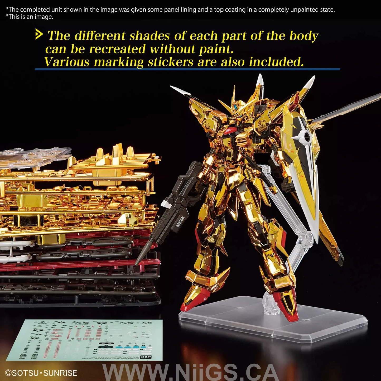 BANDAI Hobby RG 1/144 AKATSUKI GUNDAM OOWASHI unit