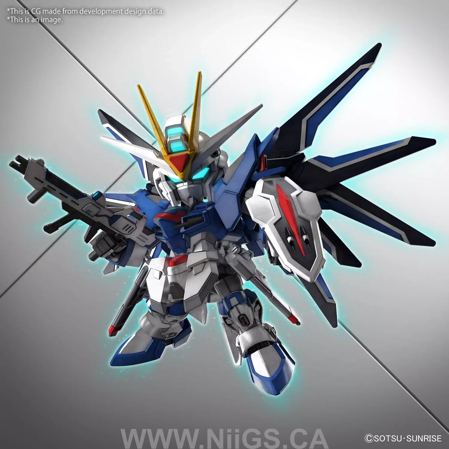 BANDAI SD GUNDAM EX-STANDARD RISING FREEDOM GUNDAM