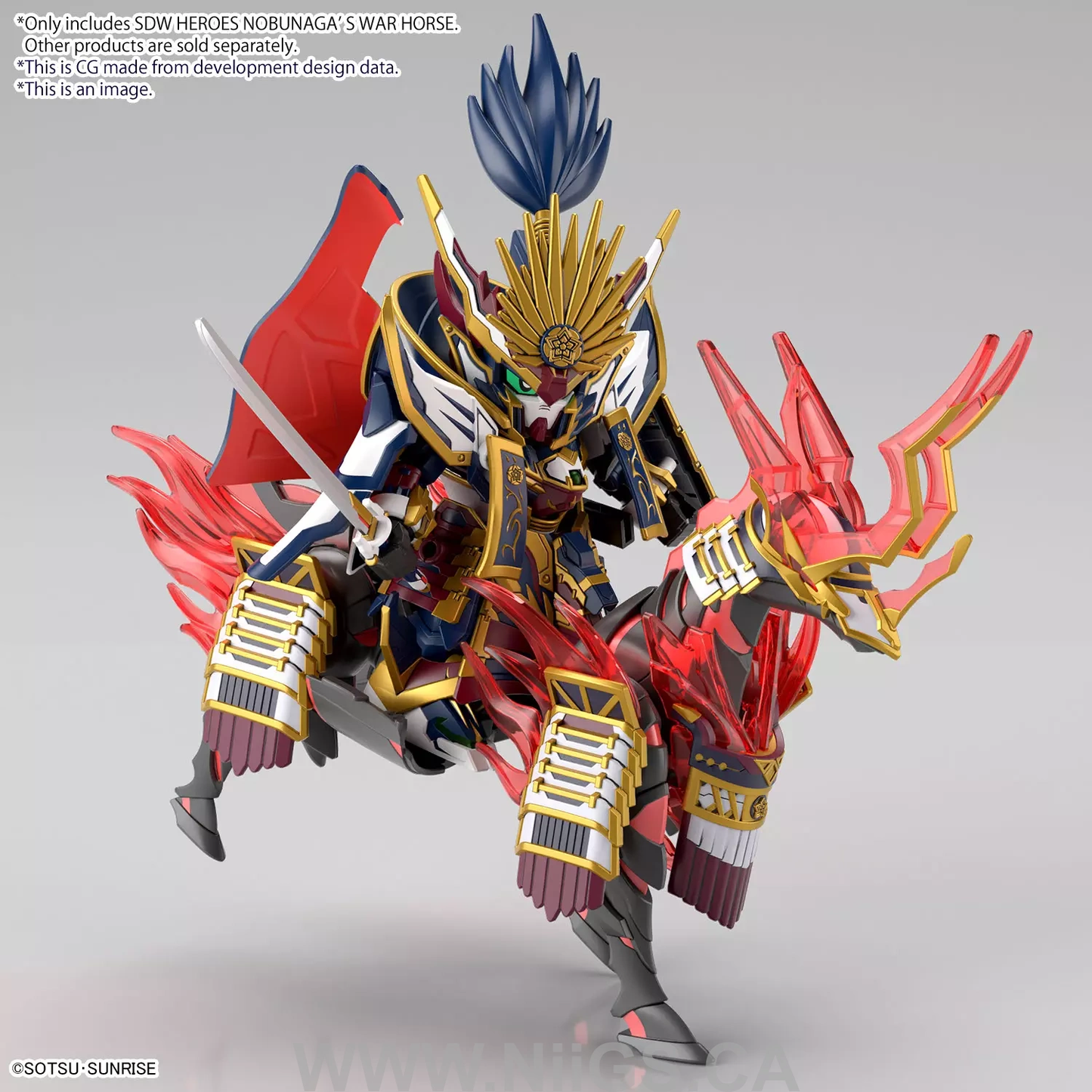 BANDAI SDW HEROES NOBUNAGA'S WAR HORSE