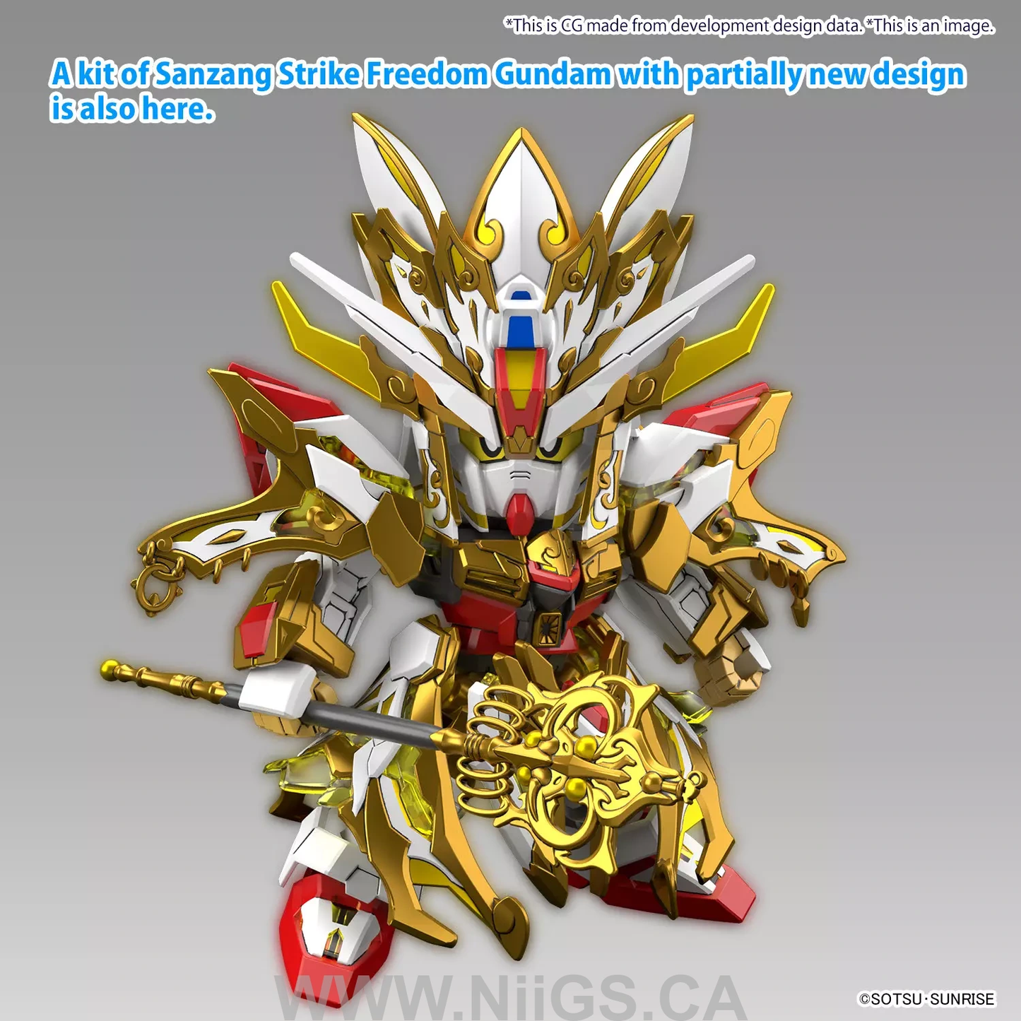 BANDAI SDW HEROES REVIVAL OF THE HEROES! WUKONG IMPULSE GUNDAM (CHILDHOOD Ver.) & SANZANG STRIKE FREEDOM GUNDAM SET