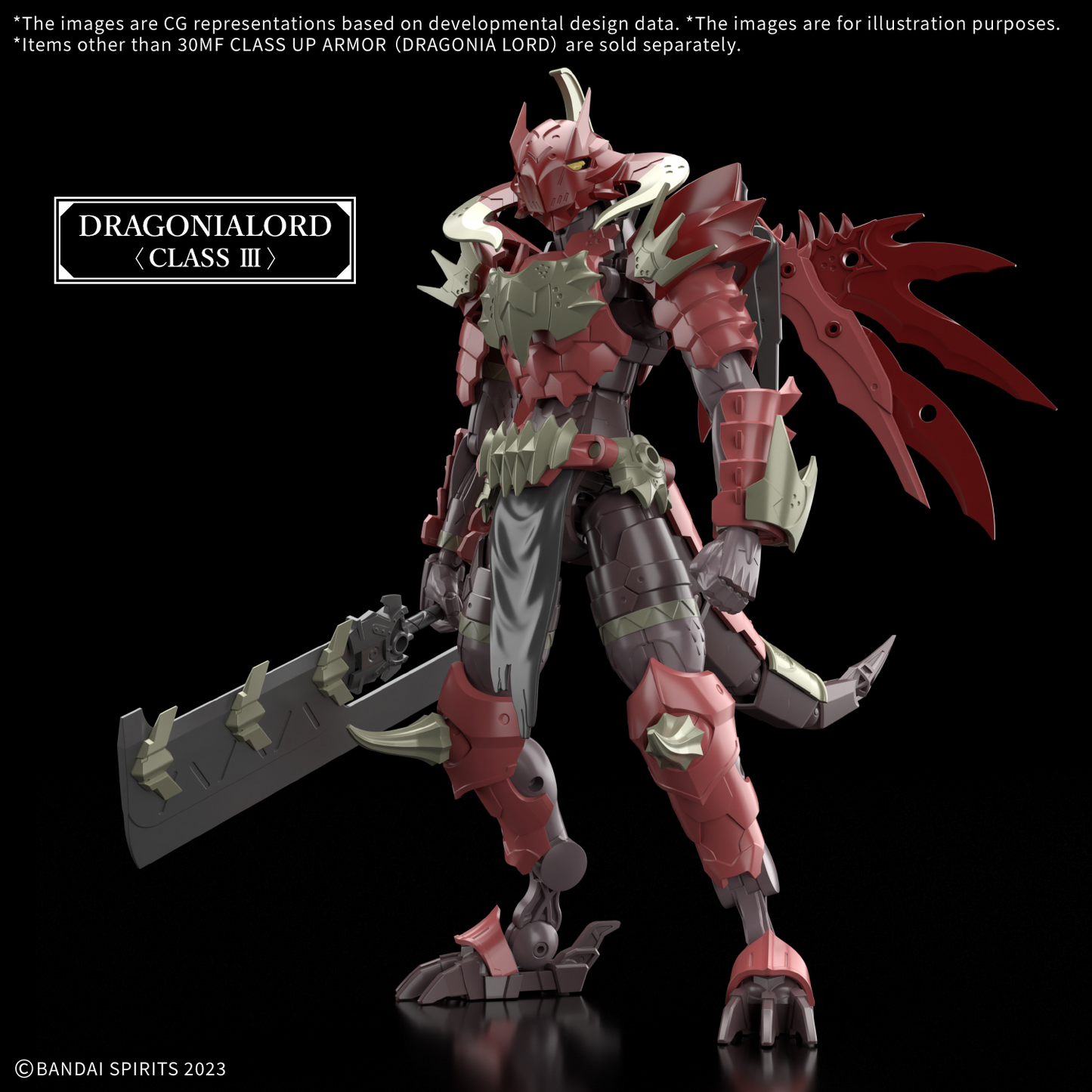 BANDAI HOBBY 30MF CLASS UP ARMOR (DRAGONIA LORD)
