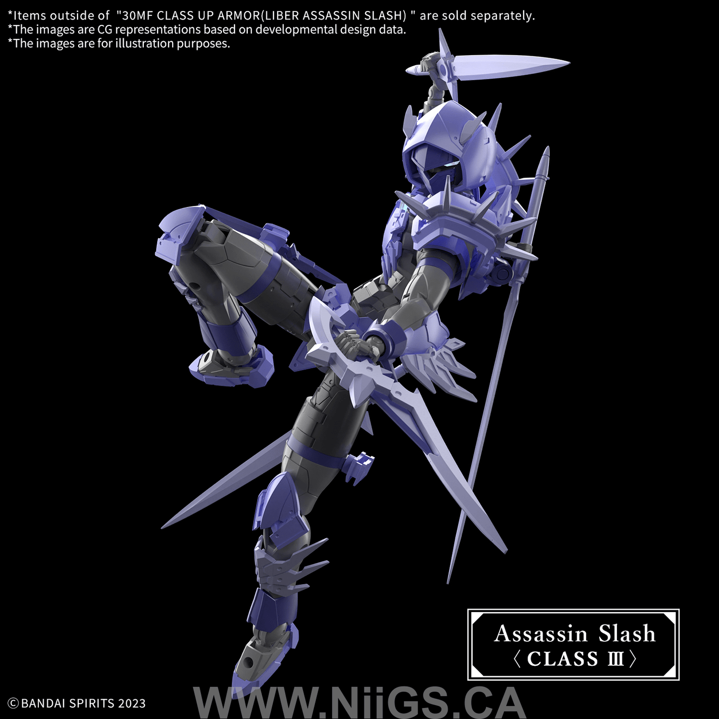 BANDAI HOBBY 30MF CLASS UP ARMOR(LIBER ASSASSIN SLASH)