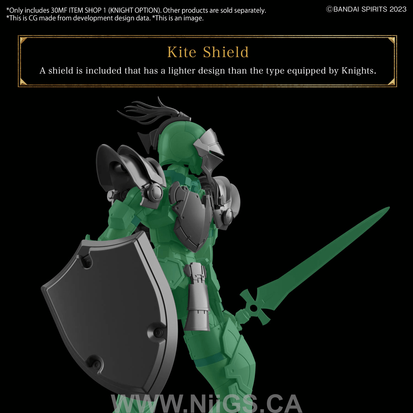 BANDAI Hobby 30MF ITEM SHOP 1 (KNIGHT OPTION)