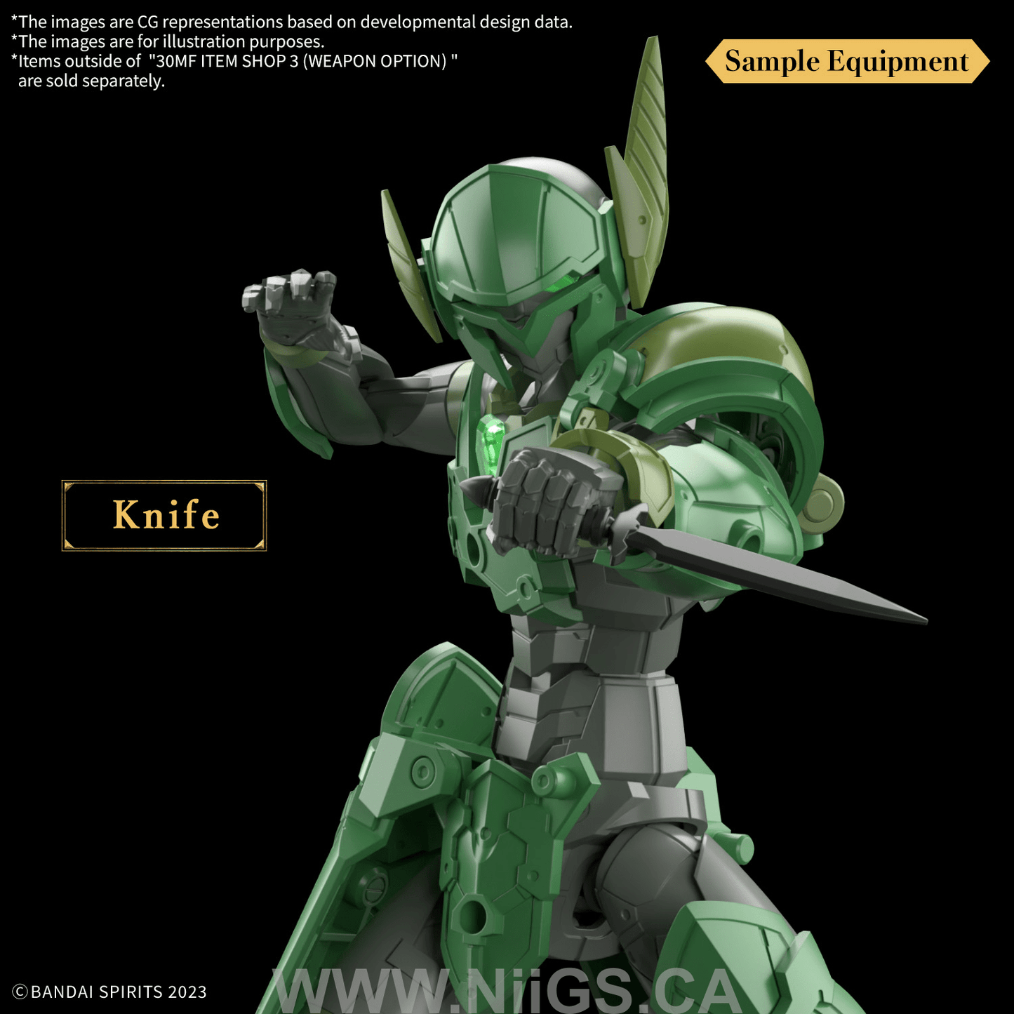 BANDAI HOBBY 30MF ITEM SHOP 3 (WEAPON OPTION)