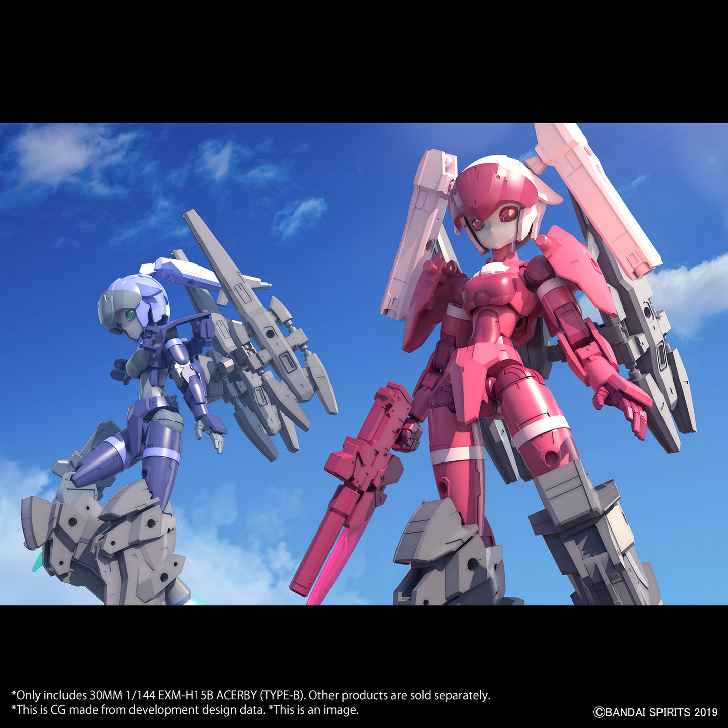 BANDAI 30MM 1/144 EXM-H15B ACERBY (TYPE-B)