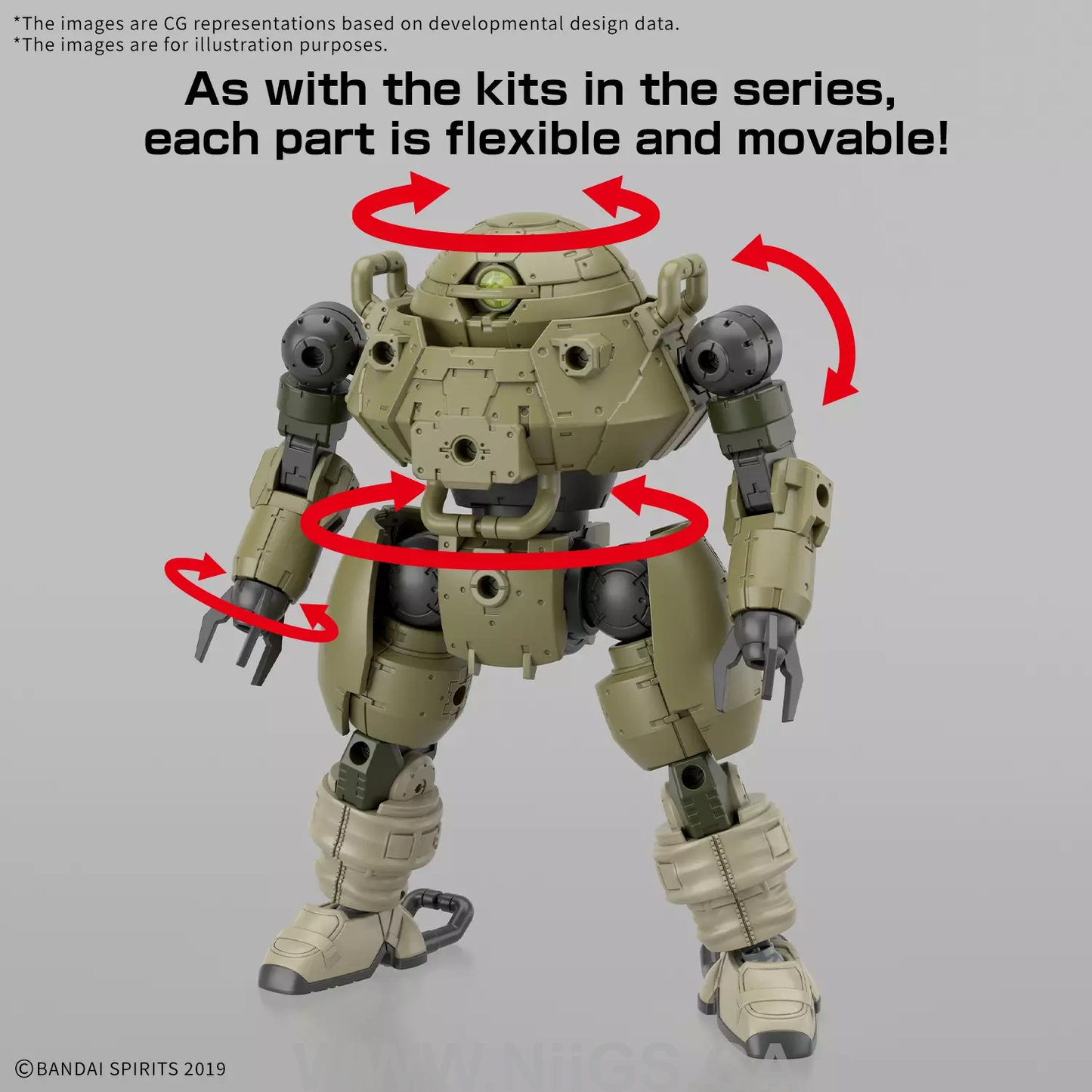 BANDAI HOBBY 30MM 1/144 bEXM-6 ROUNDNOVA Ⅰ