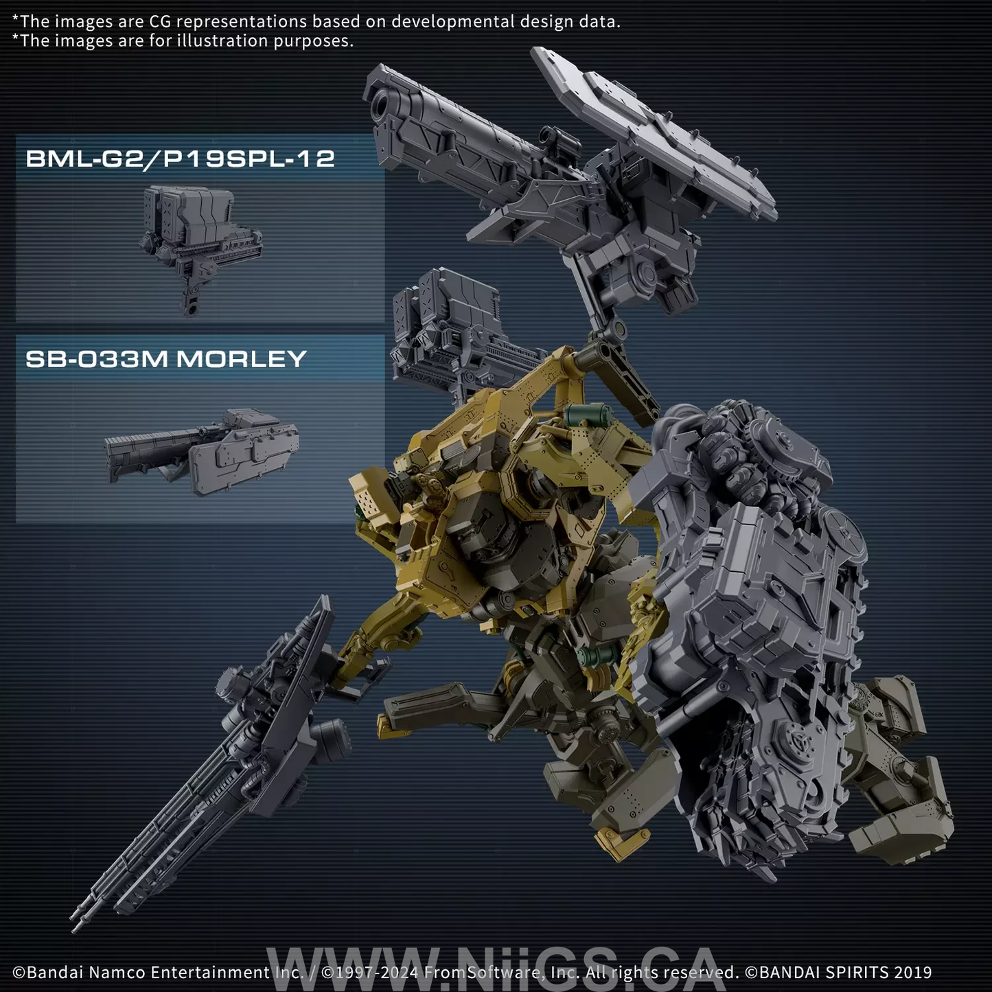 BANDAI HOBBY 30MM ARMORED CORE Ⅵ FIRES OF RUBICON RaD CC-3000 WRECKER MILK TOOTH