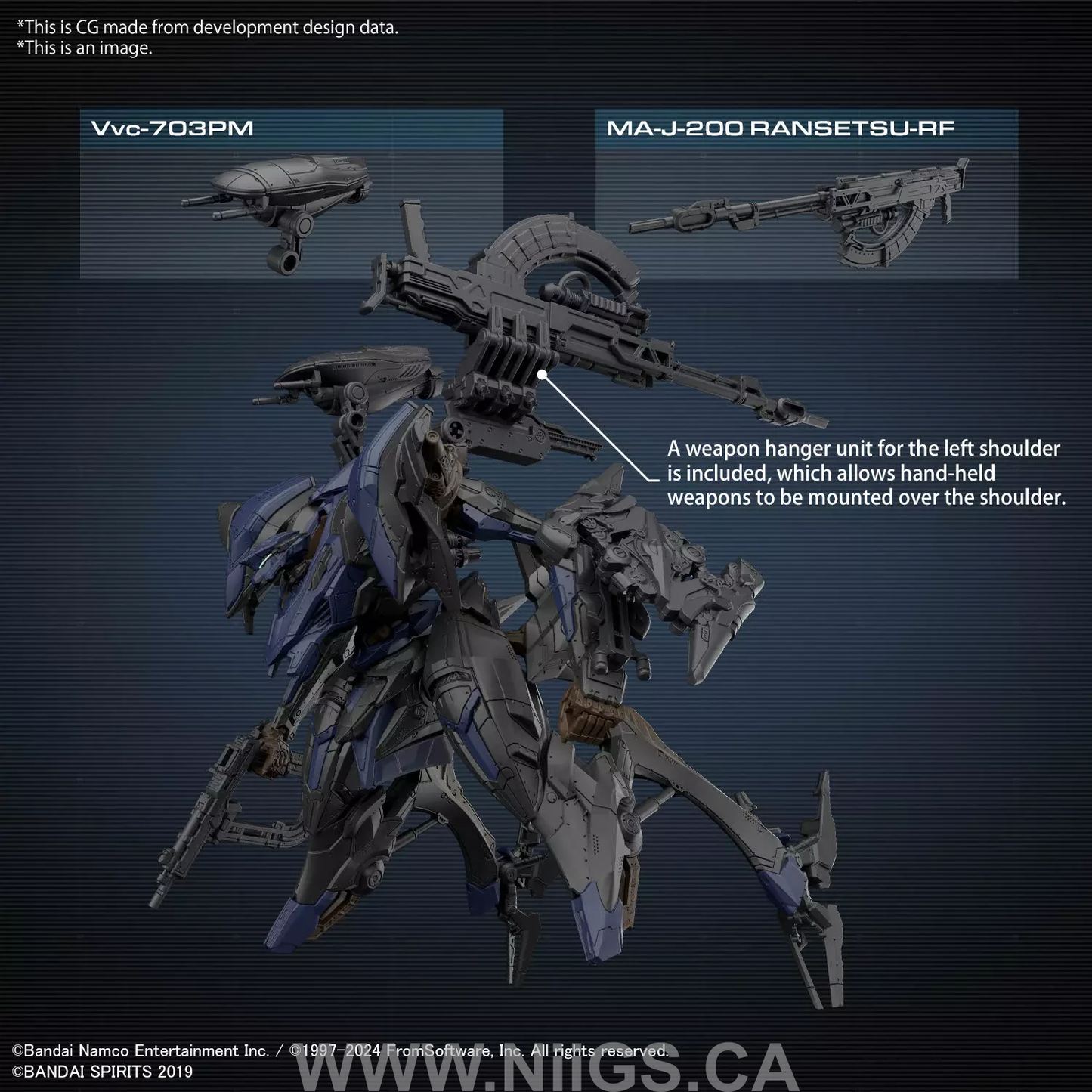 BANDAI Hobby 30MM ARMORED CORE Ⅵ FIRES OF RUBICON SCHNEIDER NACHTREIHER/40E STEEL HAZE