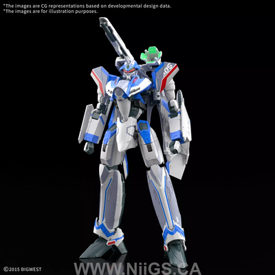 BANDAI HOBBY HG 1/100 VF-31J SIEGFRIED (HAYATE IMMELMANN USE)