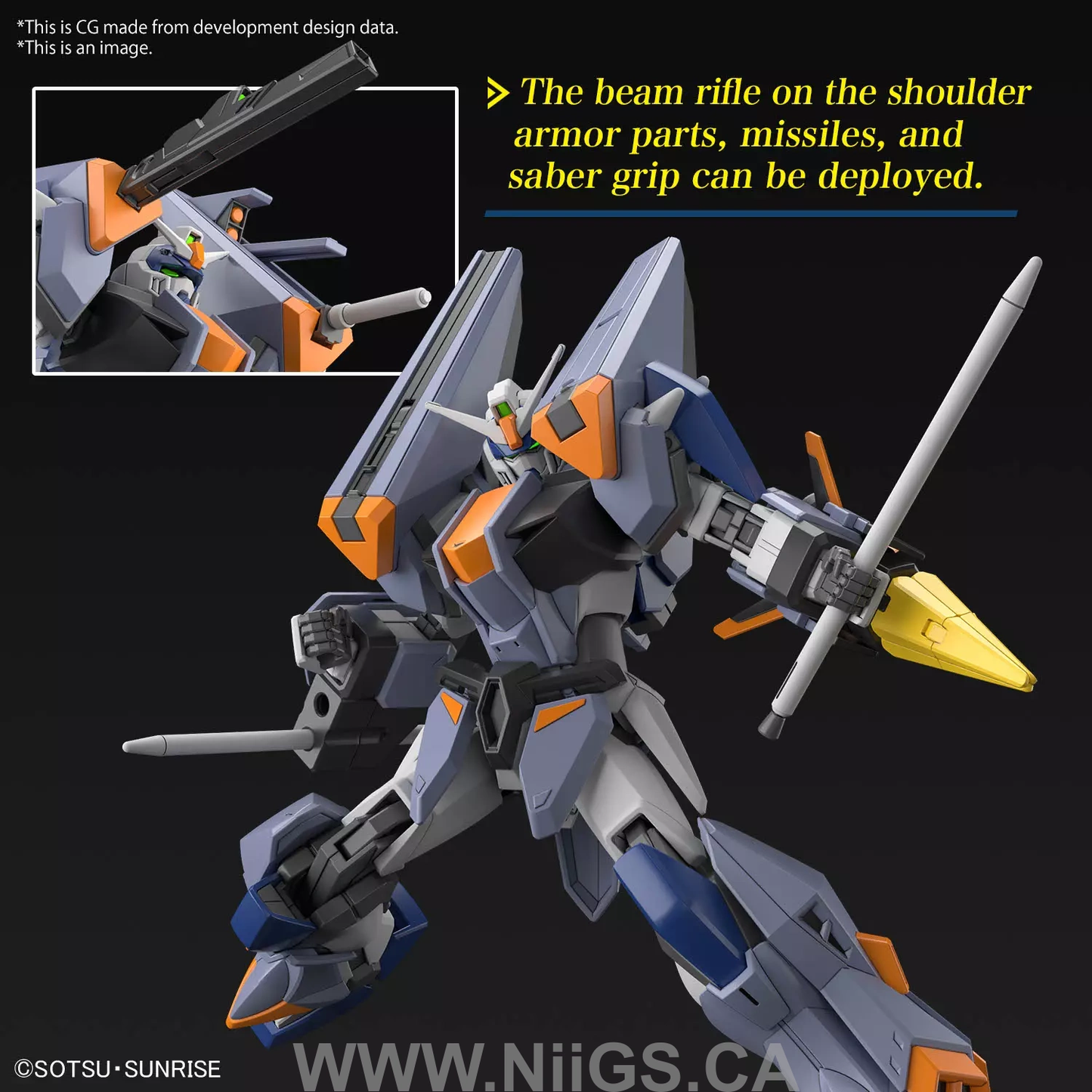 BANDAI Hobby HG 1/144 DUEL BLITZ GUNDAM