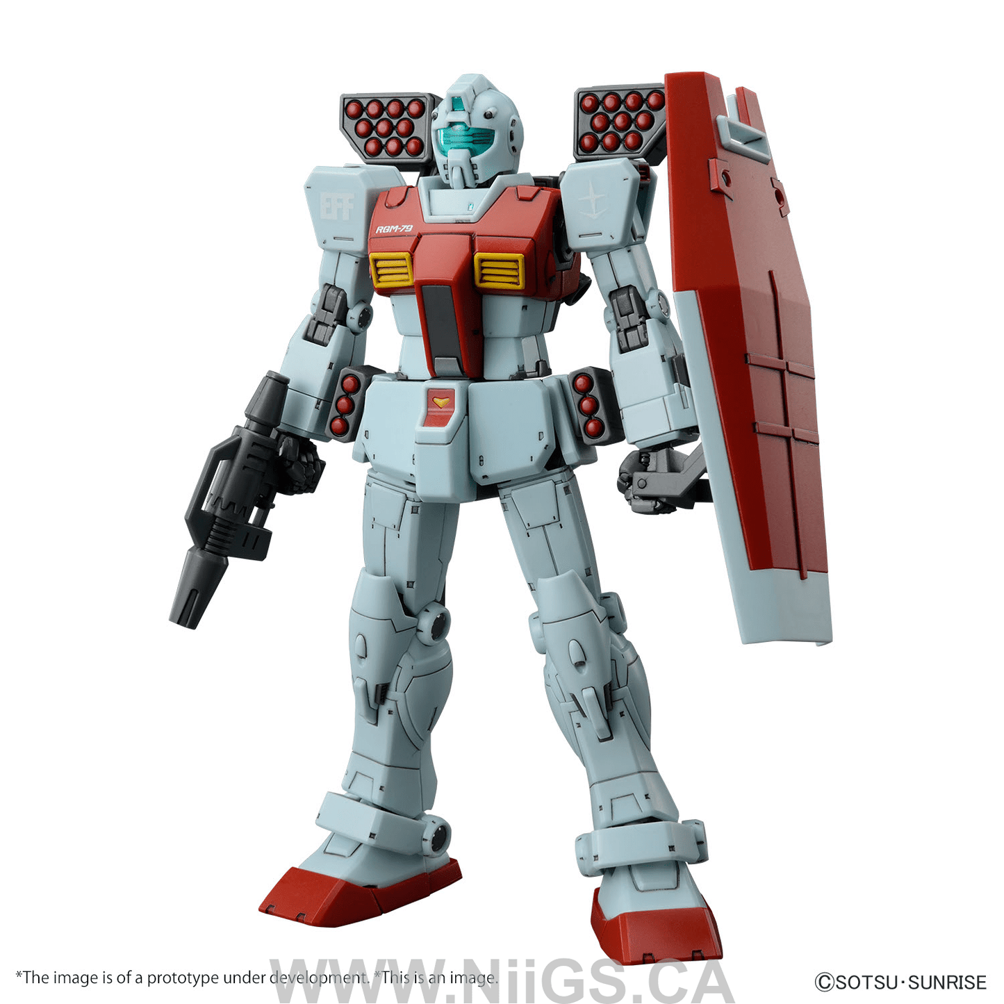 BANDAI HG 1/144 GM (SHOULDER CANNON / MISSILE POD)