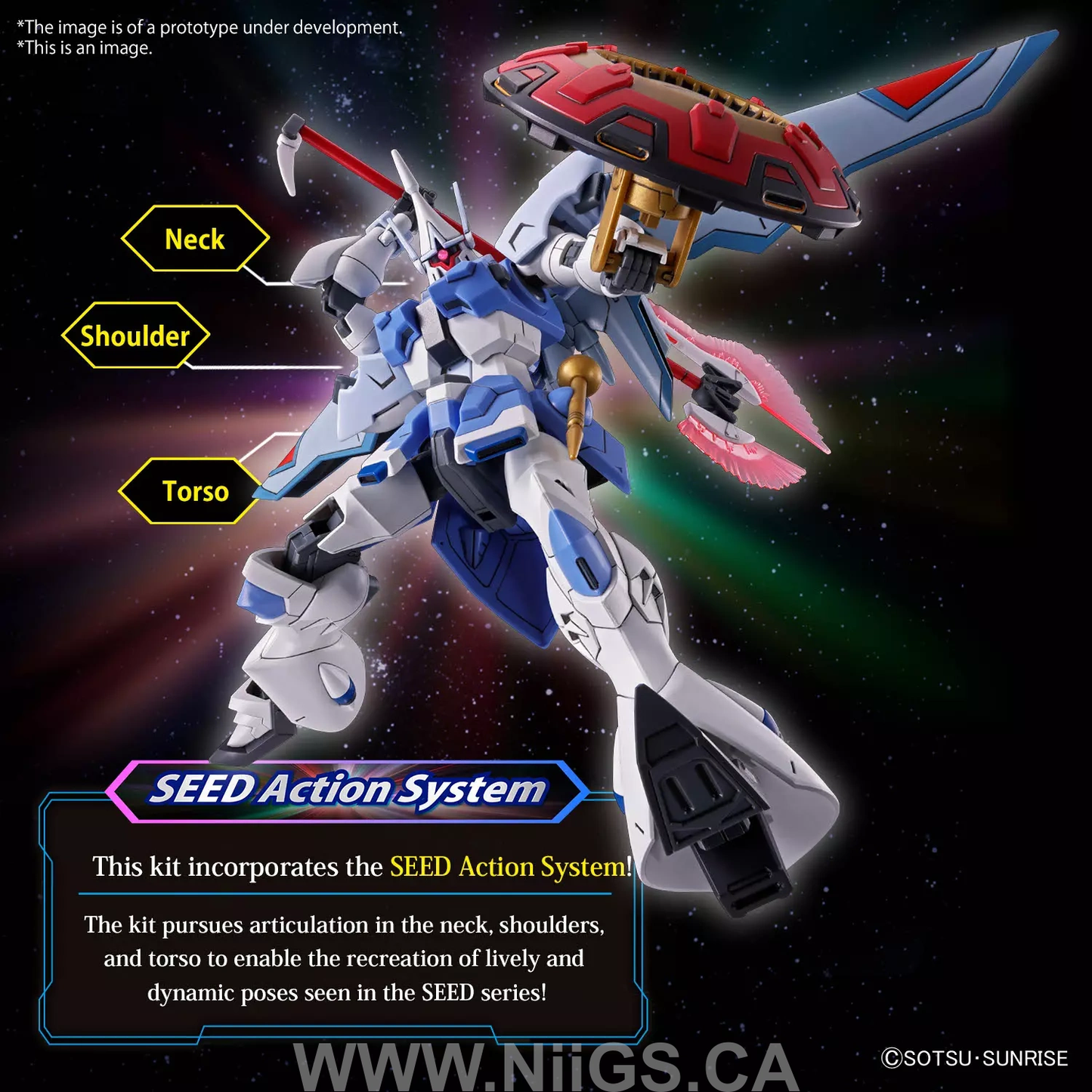 BANDAI Hobby HG 1/144 GYAN Strom (AGNES GIEBENRATH CUSTOM)