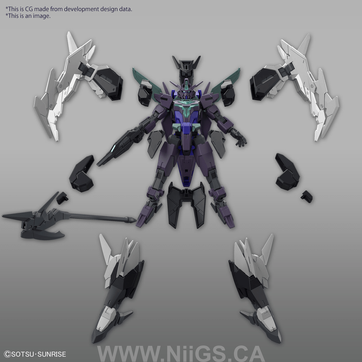 BANDAI HG 1/144 PLUTINE GUNDAM