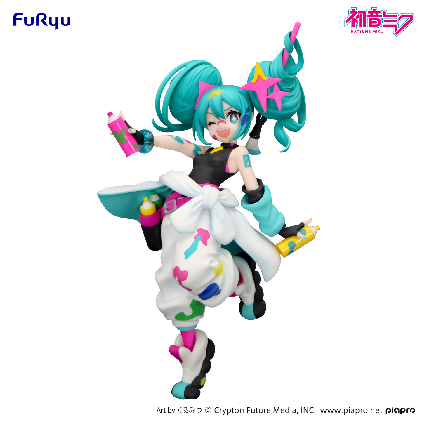 FuRyu Hatsune Miku Trio-Try-iT Figure -Paint Girl-
