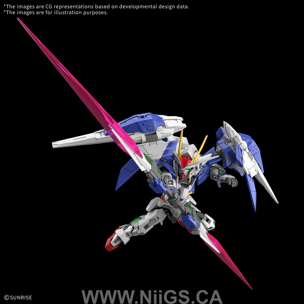 BANDAI HOBBY MGSD 00 RAISER