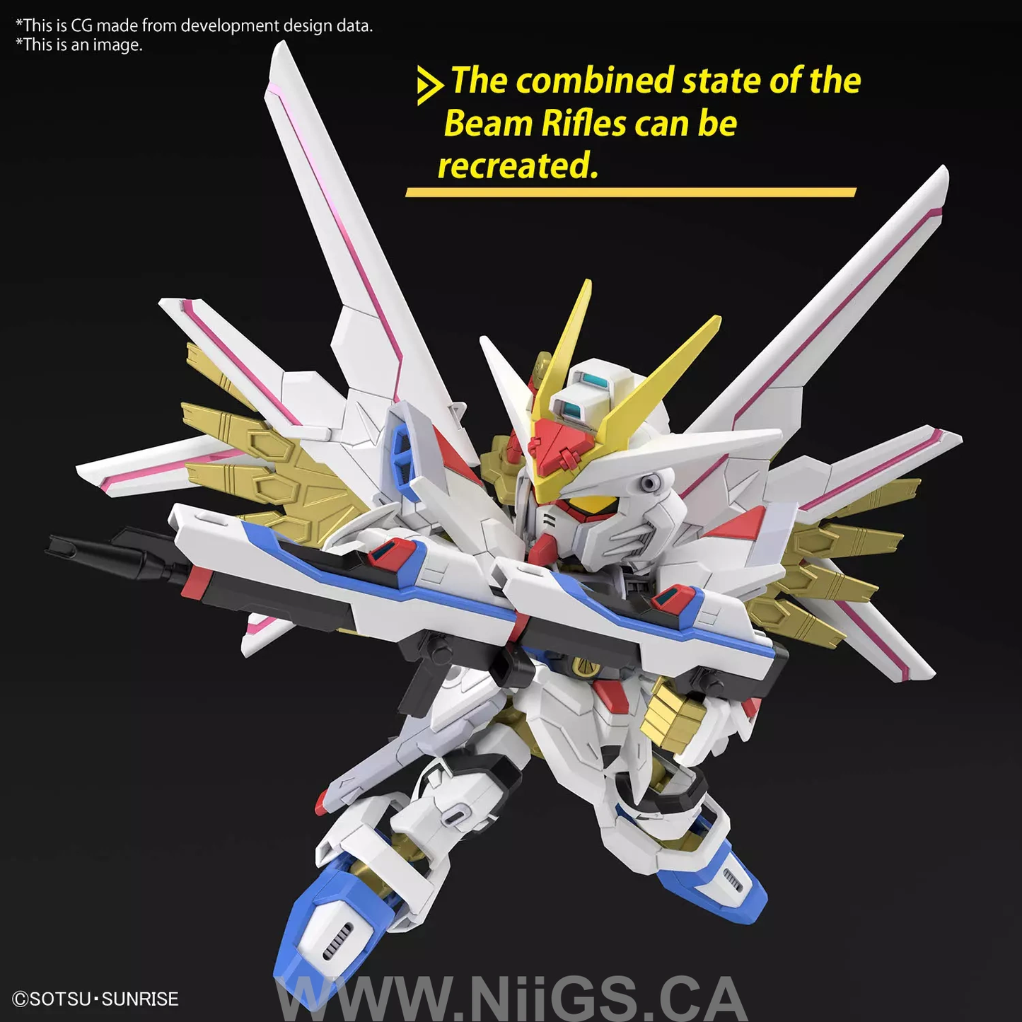 BANDAI Hobby SD GUNDAM CROSS SILHOUETTE MIGHTY STRIKE FREEDOM GUNDAM