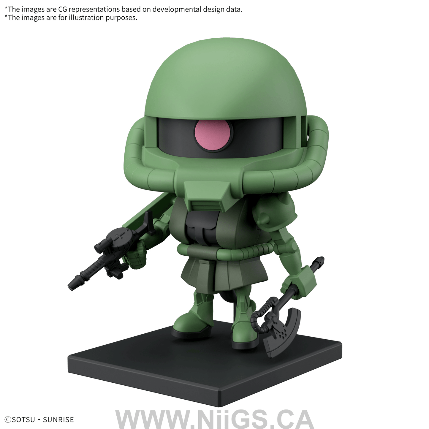 BANDAI HOBBY 1/1 ZAKUPLA-KUN DX SET (WITH RUNNER Ver. RECREATION PARTS)