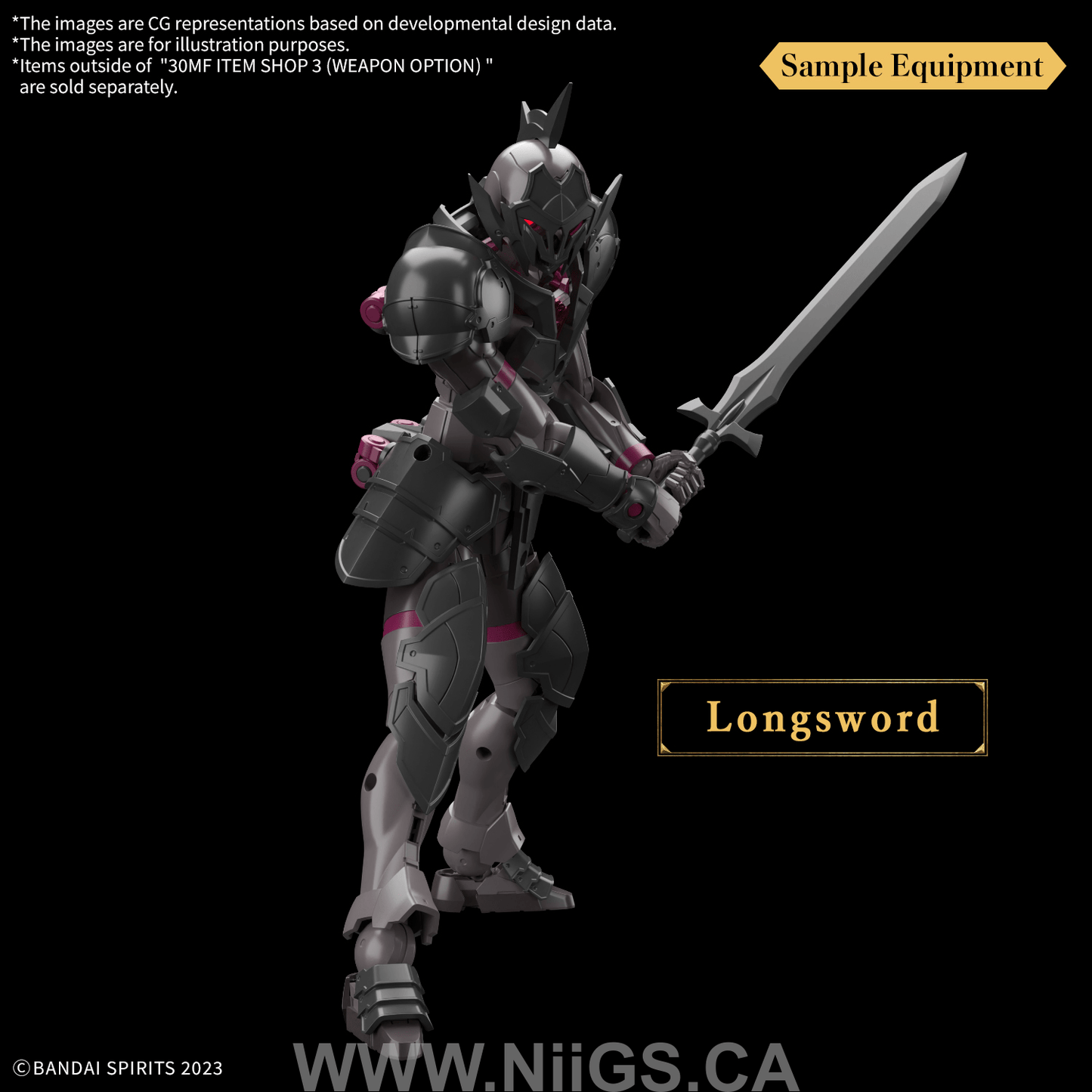 BANDAI HOBBY 30MF ITEM SHOP 3 (WEAPON OPTION)