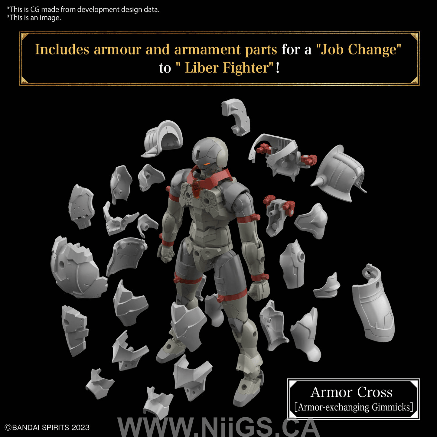 BANDAI Hobby 30MF LIBER FIGHTER