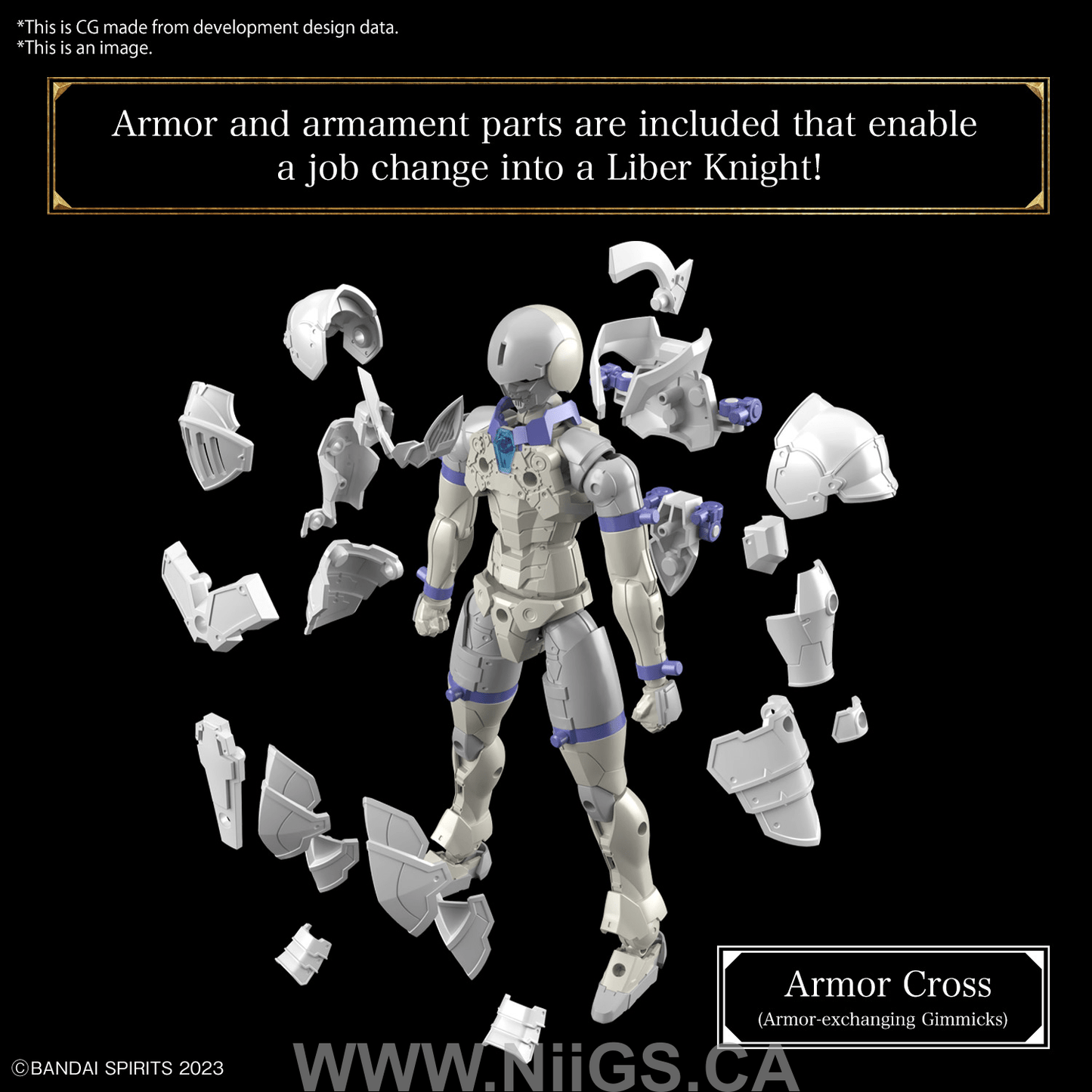 BANDAI Hobby 30MF LIBER KNIGHT