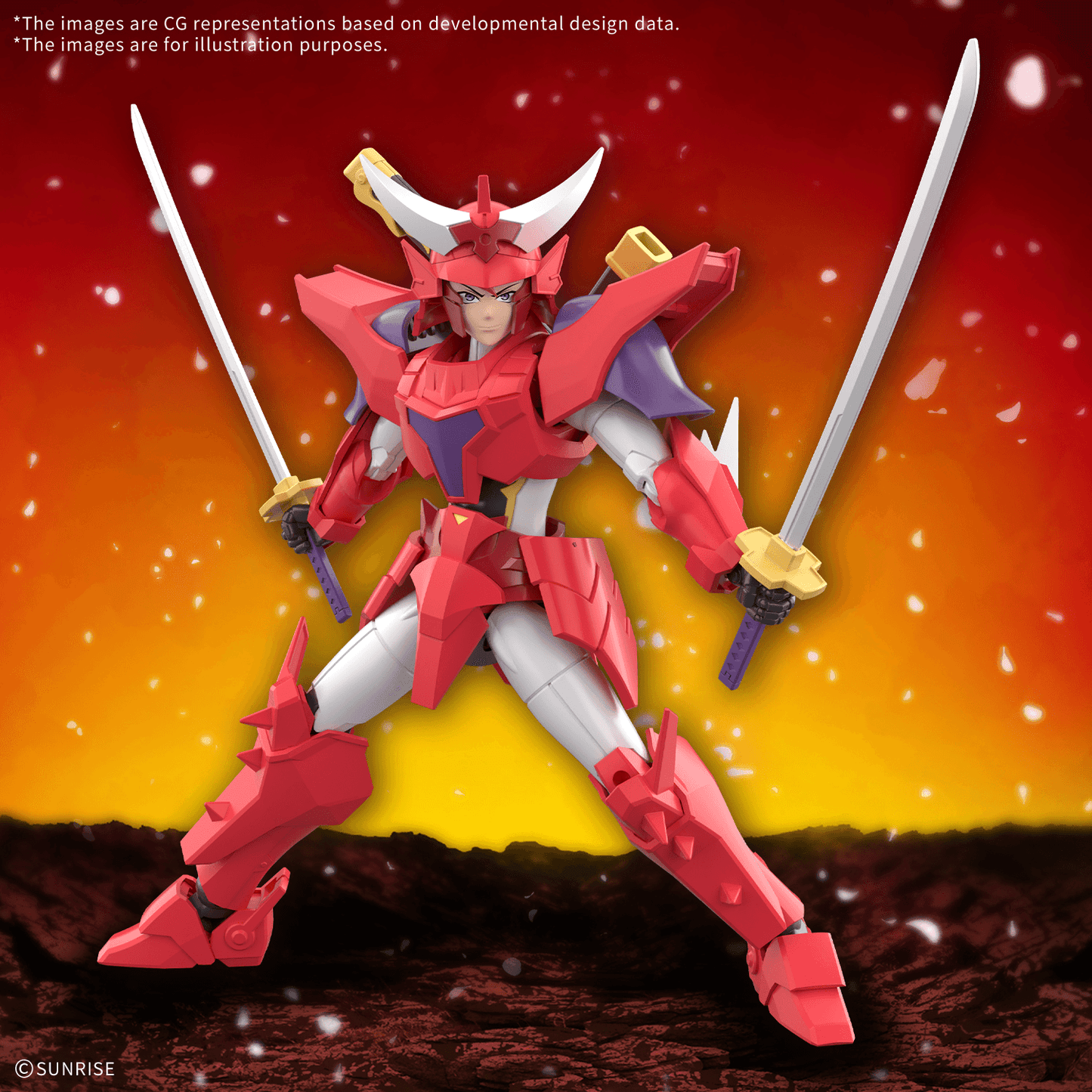 BANDAI HOBBY 30MF Yoroi-Shinden Samurai Troopers(Ronin Warriors) Gai of the Heat