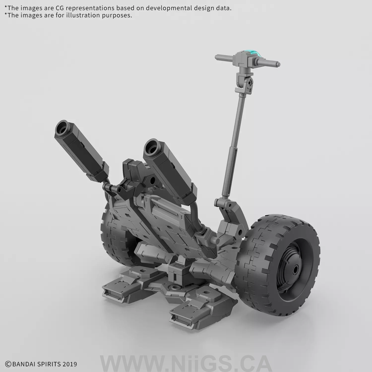 BANDAI HOBBY 30MM 1/144 Extended Armament Vehicle (WHEEL MOBILE Ver.)
