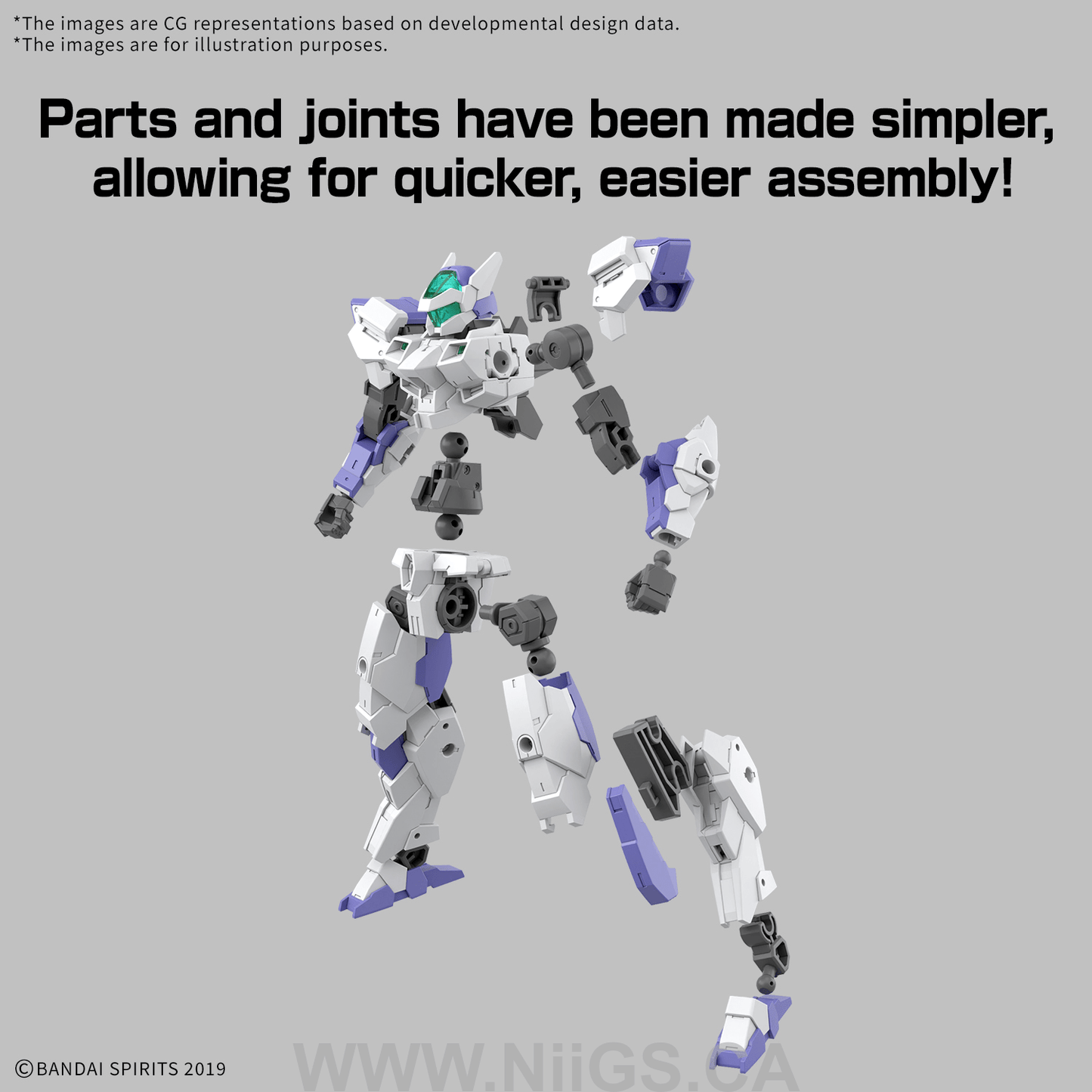 BANDAI HOBBY 30MM 1/144 eEXM-40 IGLIGHT 01