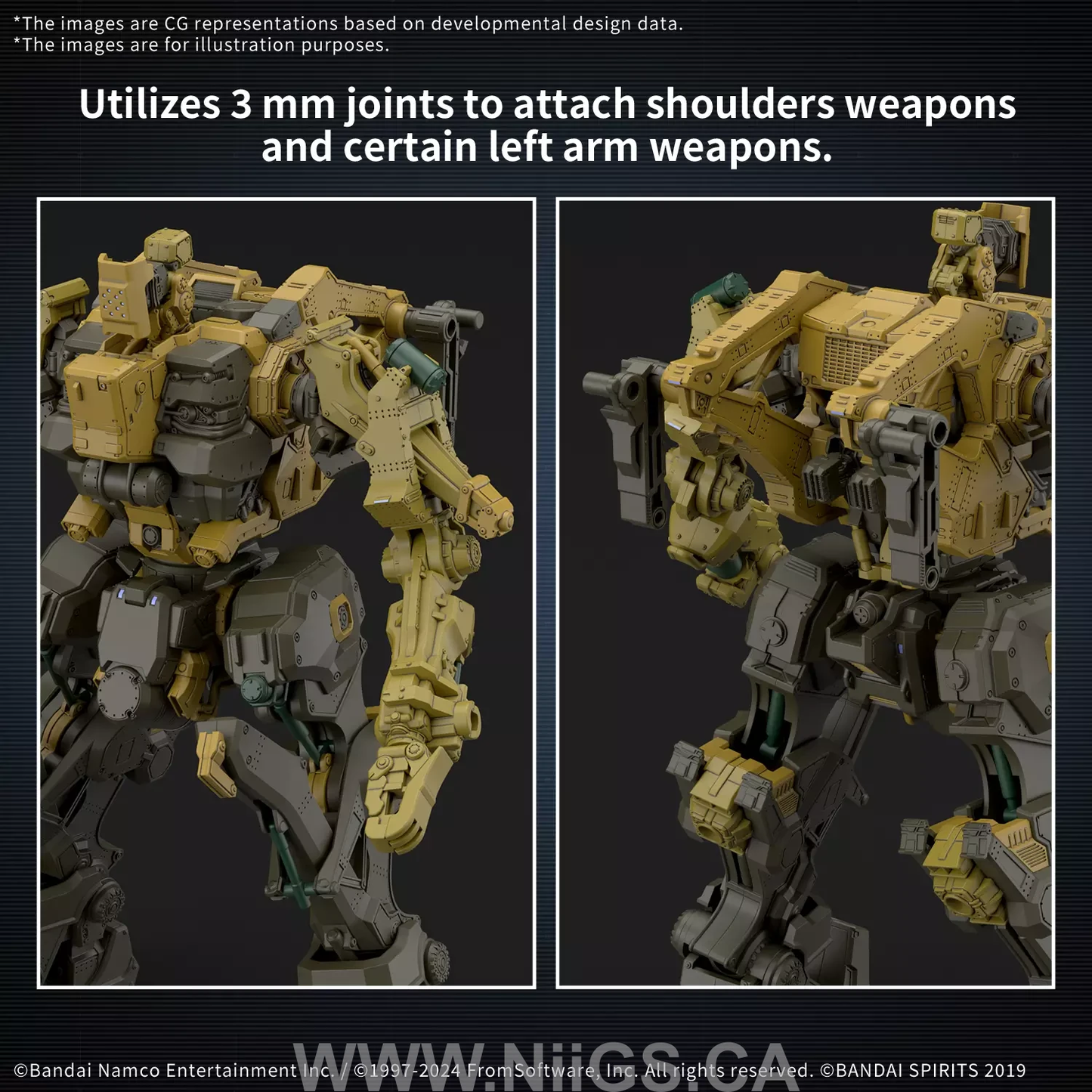 BANDAI HOBBY 30MM ARMORED CORE Ⅵ FIRES OF RUBICON RaD CC-3000 WRECKER MILK TOOTH