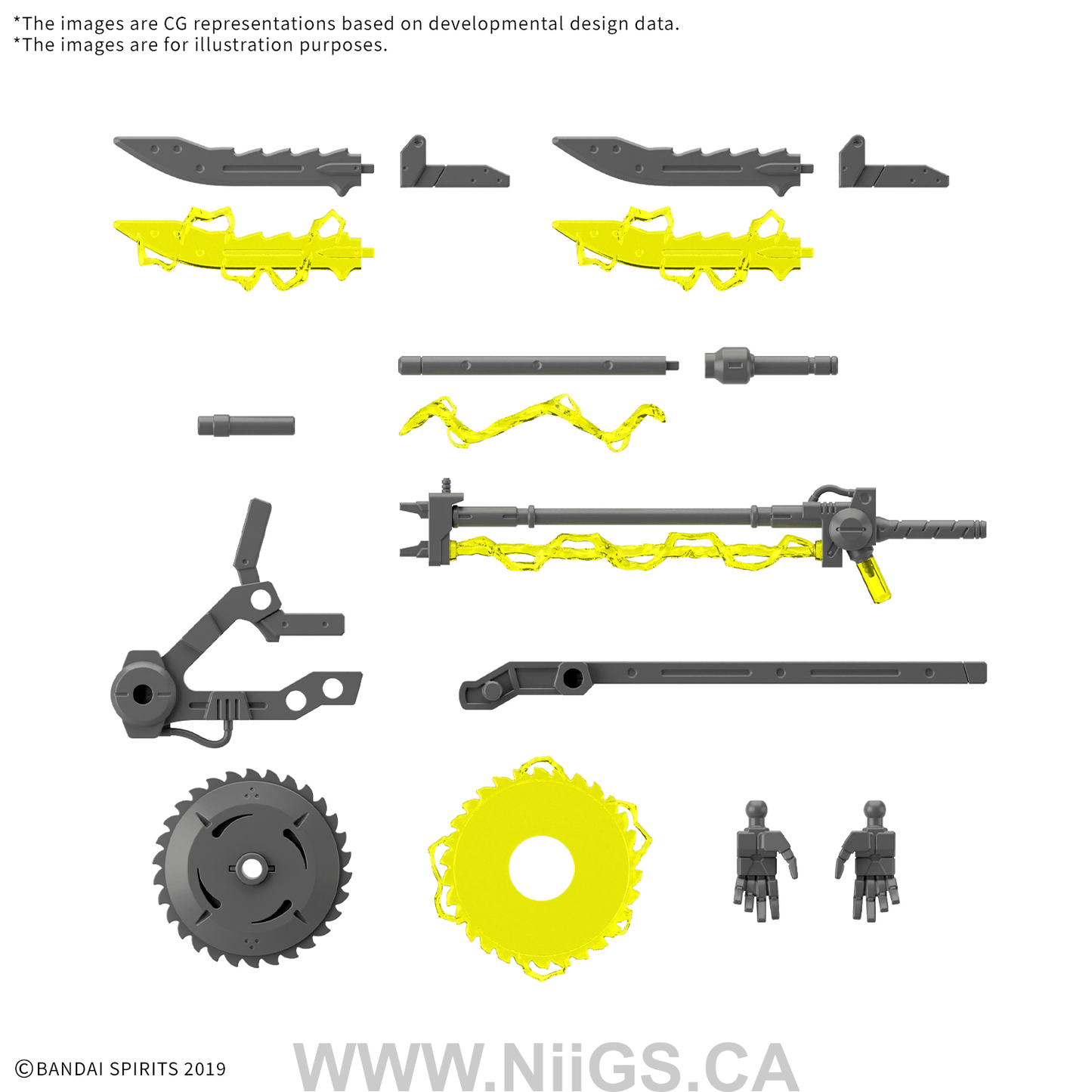 BANDAI HOBBY CUSTOMIZE WEAPONS (PLASMA WEAPON)