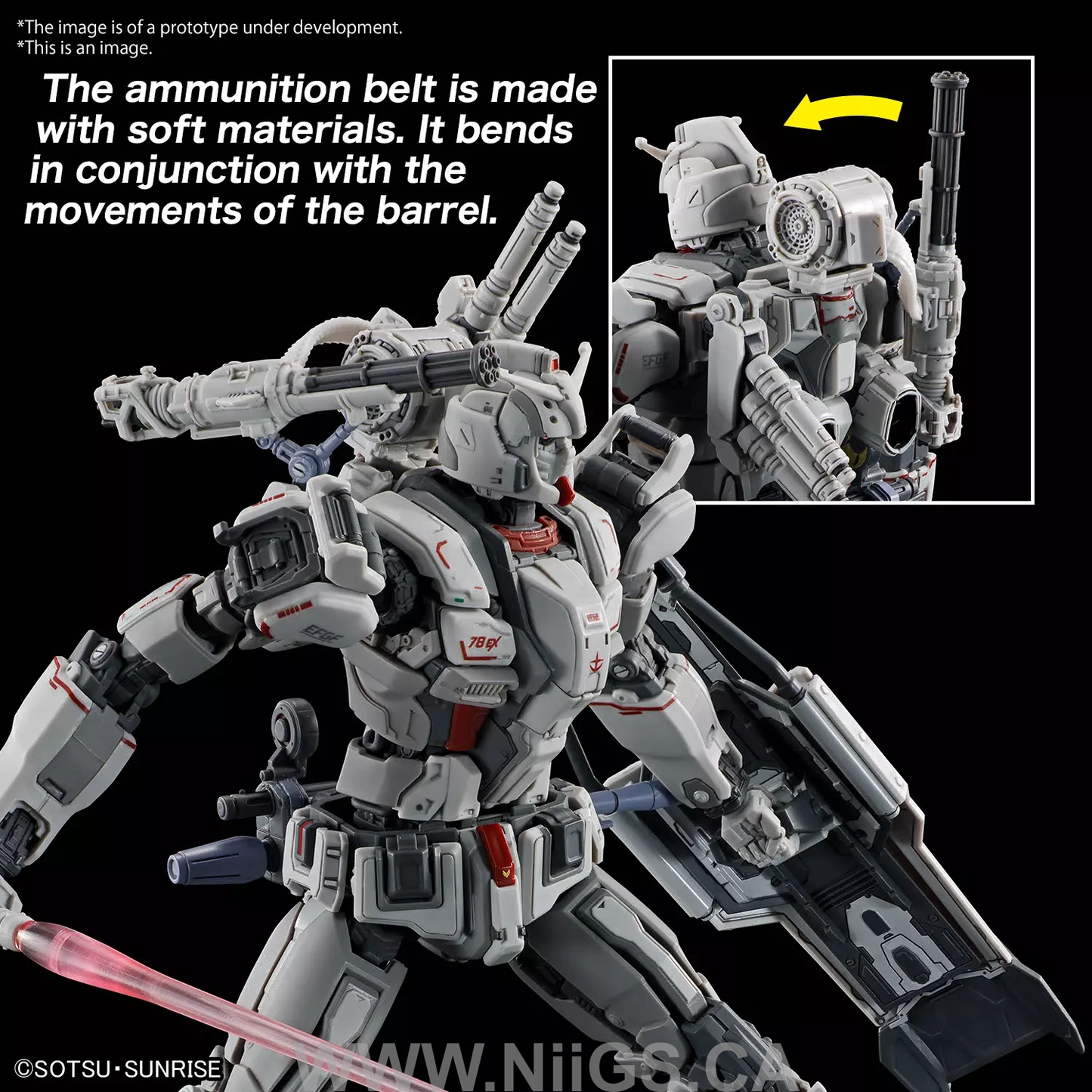 BANDAI Hobby HG 1/144 GUNDAM EX (RFV)