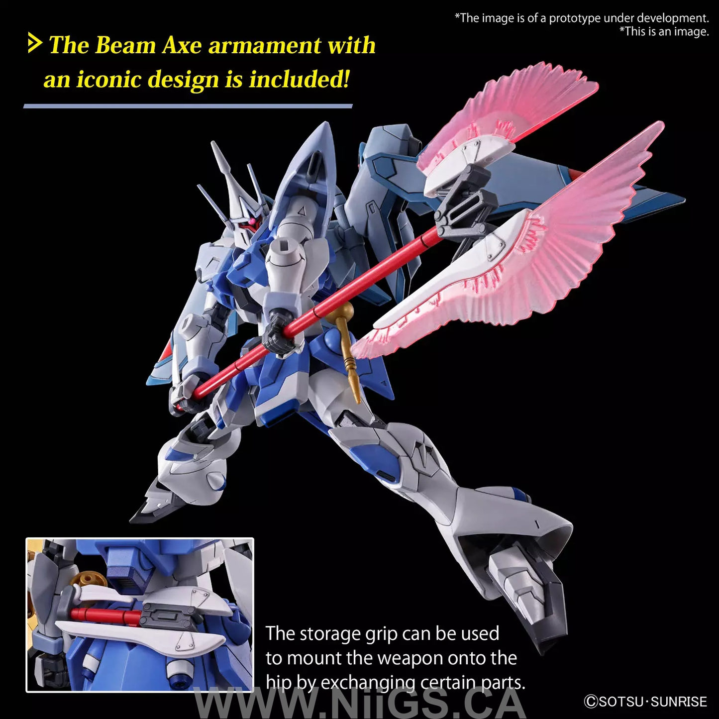BANDAI Hobby HG 1/144 GYAN Strom (AGNES GIEBENRATH CUSTOM)