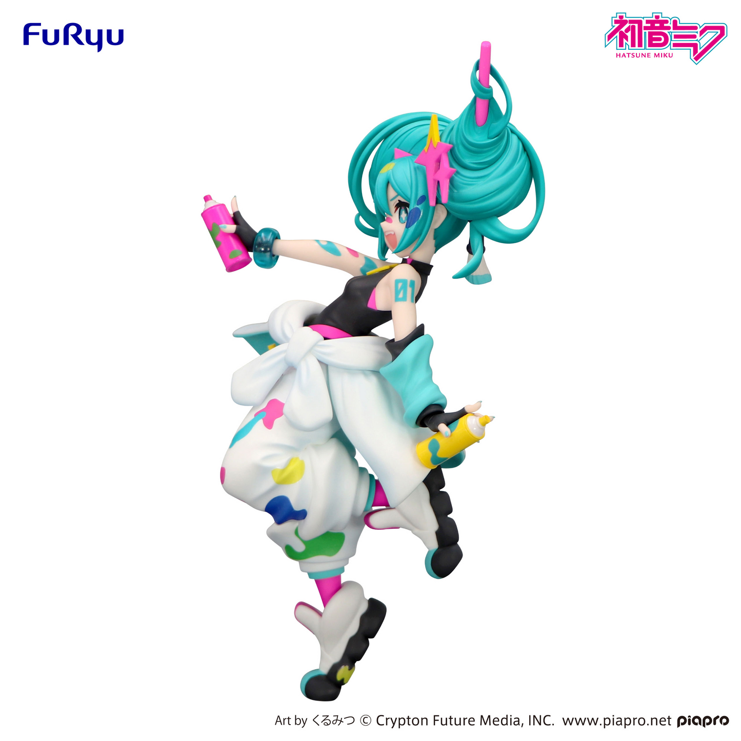 FuRyu Hatsune Miku Trio-Try-iT Figure -Paint Girl-