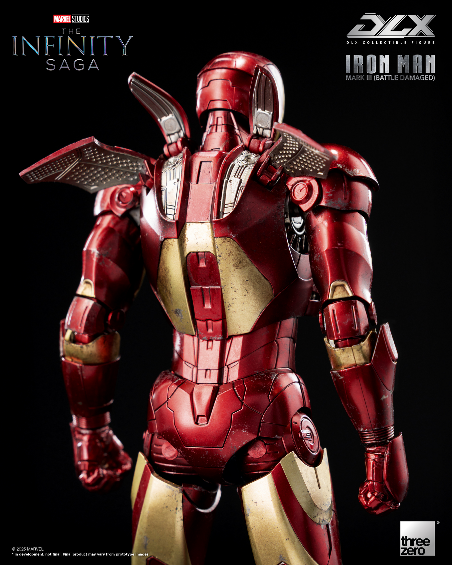 threezero Marvel Studios: The Infinity Saga DLX Iron Man Mark 3 (Battle Damaged)