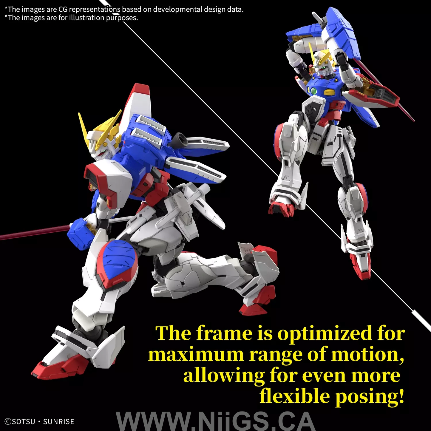 BANDAI HOBBY RG 1/144 SHINING GUNDAM