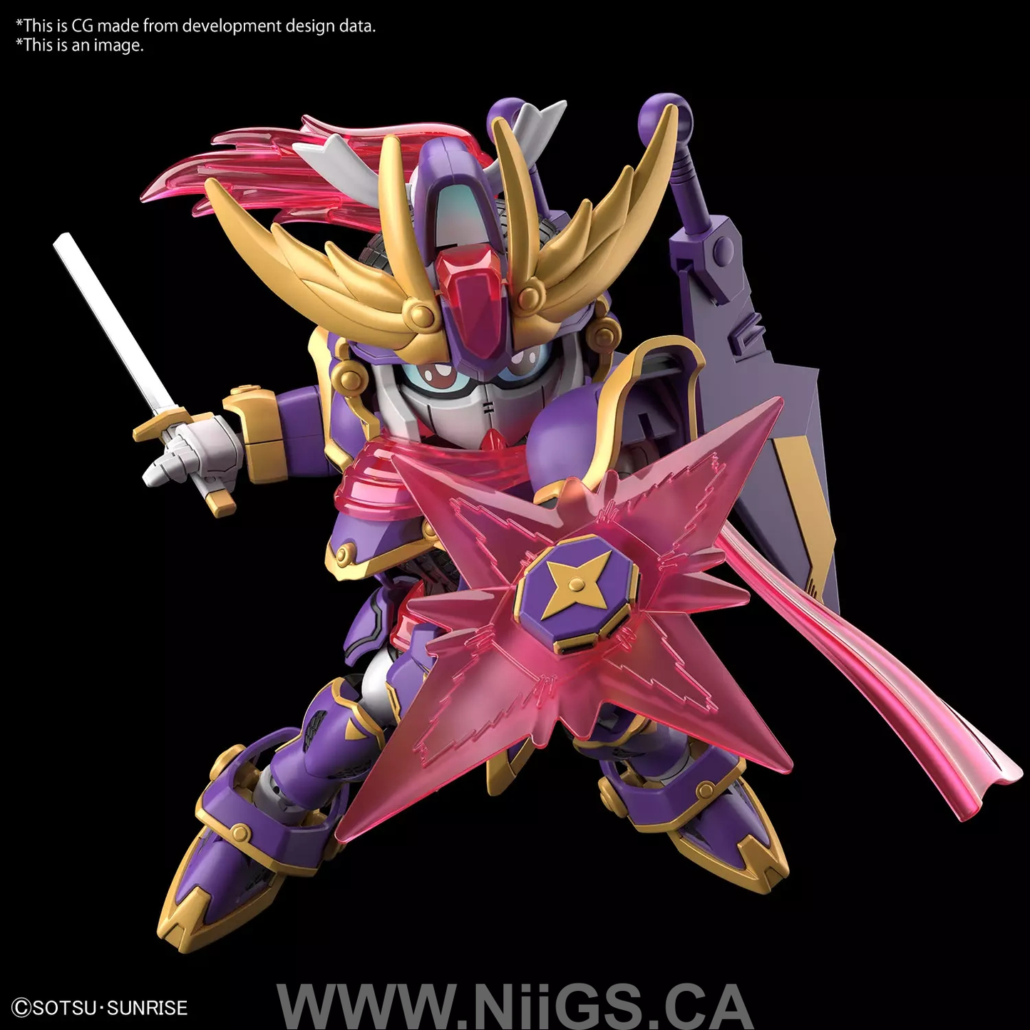 BANDAI SD GUNDAM CROSS SILHOUETTE F-KUNOICHI KAI