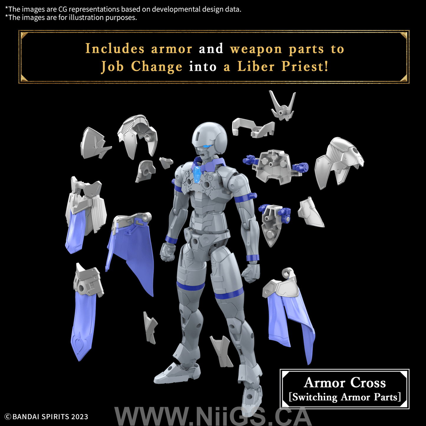 BANDAI Hobby 30MF CLASS UP ARMOR (LIBER BISHOP)
