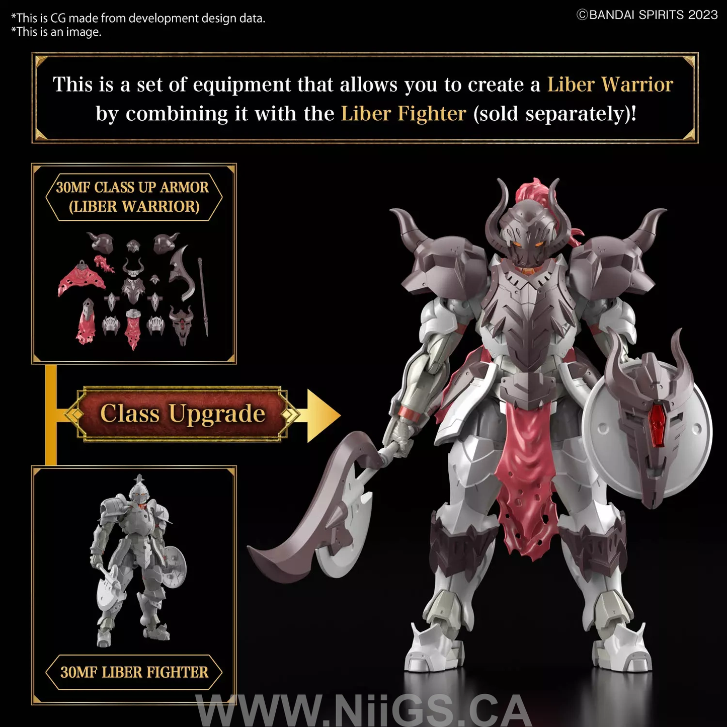 BANDAI Hobby 30MF LIBER WARRIOR